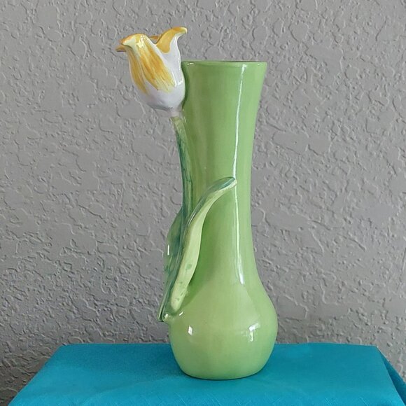 Dana Gibson Vintage Tulip Porcelain Vase - Picture 3 of 12